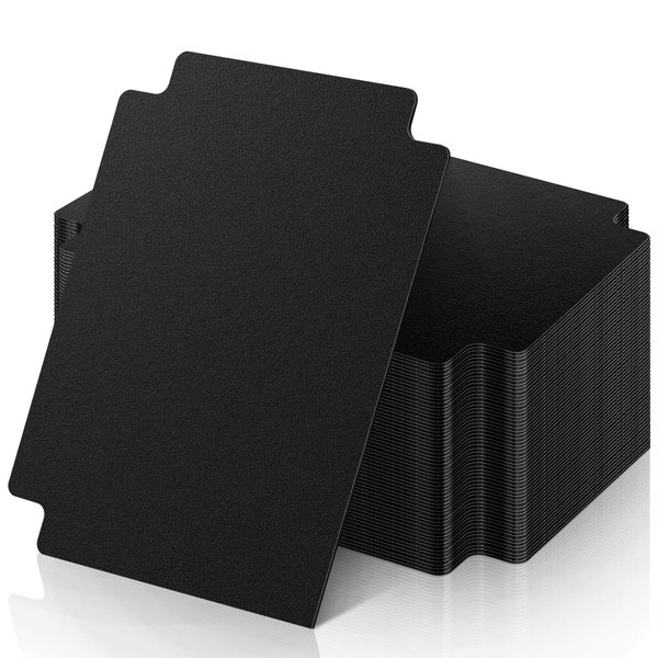 60 Pieces Trading Card Dividers Black Playing Card Separators Playing Board Game TCG Dividers Card Gathering Storage Organizer, Card Divider Fit for MTG PKM Yugioh Commander 2.71 x 3.8 Inches