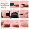 GAOY Poly Gel Set, Nail Extension Gel, 6 Colors Nude Pink Builder Gel Nail Enhancement Gel for Beginner & Professional Nail Art Salon DIY