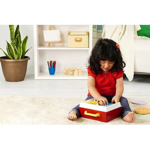 Fisher Price Classics - Record Player - Retro, Tactile Interactive Retro Toy for Kids, Girls, Boys, Toddlers, Baby, Preeschooler, Unisex 18 Months +