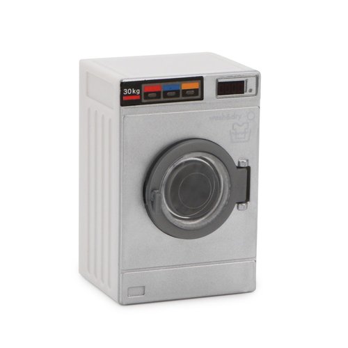 Dollhouse Miniature Washing Machine 1:12 Furniture Appliance Model Laundry Machine Mini House Washer Decoration Accessories Openable Lid Washer Dryer (Plastic)