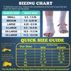 Doc Miller Ankle Compression Sleeve - Heel Brace for Heel Pain - Plantar Fasciitis Foot Wrap for Ankle Support and Neuropathy Relief - 1 Pair Grey Plantar Fasciitis Wrap - Medium Size