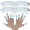 50 Pcs Gel Nail Polish Remover, Foil Wraps with Lint-free Cotton Pads for Soak off Gel Polish Removing (50 Pieces)