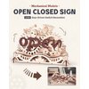 ROBOTIME LK506 Open Closed Sign 3D Puzzle, Mechanical Wooden Model to Build for Beginners, Wooden Puzzles for Adults & Teens, Home Office Cafe Aesthetic Decor Unique Gift