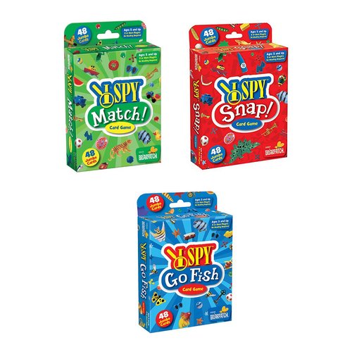 I Spy Card Games Bundle – I Spy Match! + I Spy Snap! + I Spy Go Fish! – Bundle of 3 Games