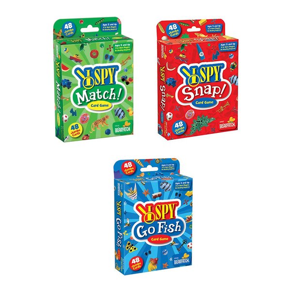 I Spy Card Games Bundle – I Spy Match! + I Spy Snap! + I Spy Go Fish! – Bundle of 3 Games