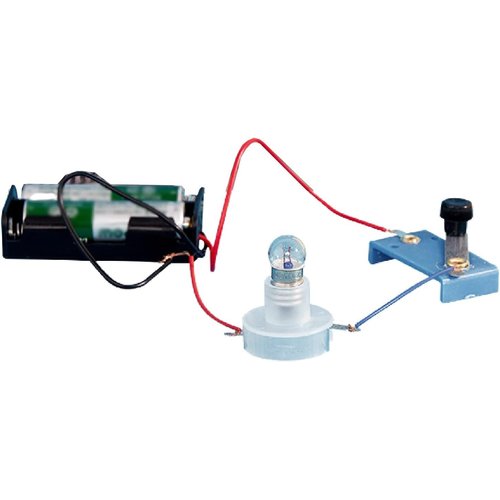 Electrical Circuit Experiment Kit, Small Bulb Lights Up Kit Basic Physic Science Playset Educational STEM Kit A OneSize Science Kits and Toys Flash Cards Learning and Education