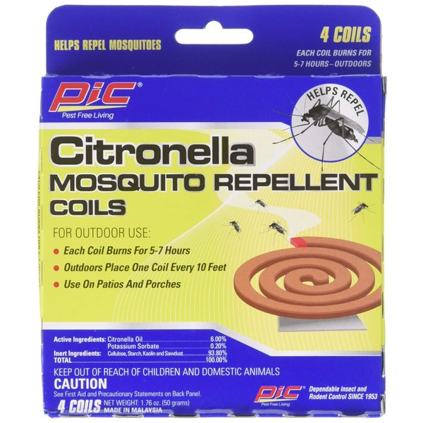 PIC 4322 Mosquito Repellent, 4 Coils (Pack of 3), 1