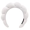 WFWJ Headband for Washing Face,Spa Headband Makeup,Sponge Spa Headband for Washing Face,Makeup Removal,Shower,Skincare (White)