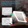 NZQXJXZ Magnifying Glass with Light, 36 Adjustable LED Lights Magnifying Glasses for Reading，Provide Full-Page Viewing Area for Close Work, Low Vision Person and Seniors