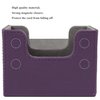 AEGIS GUARDIAN Card Deck Box for MTG, Commander Deck Box Hold 120+ Sleeved Cards, Leather Strong Magnet Card Deck Case Holder for Magic Cards TCG CCG, Purple