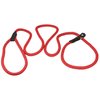 Dogs My Love Nylon Rope Slip Dog Lead Collar and Leash British Style 4ft Long (Medium: 3/8" (8mm), Red)