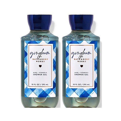 Bath and Body Works Gingham Shower Gel Gift Sets For Women 10 Oz 2 Pack (Gingham)