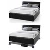 Home-it 5 to 6-inch SUPER QUALITY Black bed risers, helps you storage under the bed 4-pack (Black)