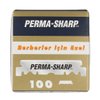 100 Perma-Sharp Straight Edge Razor Blades for use in Professional Barber Razors - New Packaging