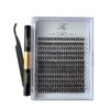 Choshim DIY Lash Extensions Cluster Eyelashes 240PCS Individual Lashes 9-16mm Mix Lash Clusters, Lash Bond and Seal, Lash Tweezer for DIY Eyelash Extensions(40D, 0.07D, 9-16MM, KIT)