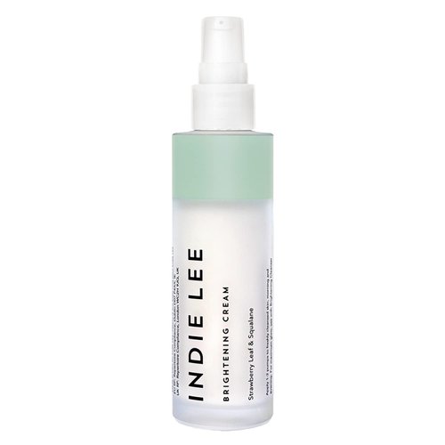 Indie Lee Brightening Cream - Centella Asiatica & Strawberry Leaf Extract for a Radiant, Antioxidant Plumping Cream - Moisturizing Face Cream with Safflower Oil & Squalane Oil (50ml)