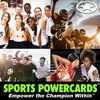 Play Strong Football Thank You Note Cards 12-Pack (4.25"x5.5") Illustrated Sports Powercard Note Card Set 12-Pack Perfect for Football Players, Coaches, Fans and Fanatics - They'll Love 'Em!