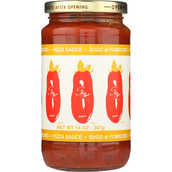 SMT San Merican Tomato Pizza Sauce - Pizza Sauce from Fully Ripened Tomatoes, 14 oz