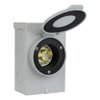 Reliance Controls Generators Up to 7,500 Running Watts PB30 30-Amp NEMA 3R Power Inlet Box, Gray