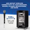 Alto Professional Stealth 1 - Mono UHF XLR Wireless Audio System, Transmitter and Receiver for Powered Speakers, Mixers and Dynamic Microphones,black