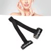 Facelift Bands with Clips, 4PCS Nylon Face Lifting Band with Hairclip Adjustable Elastic Facial Lift Belt Eye Wrinkle Removal Facial Lifting Belt for Women Facial Skin Tightening (Black)