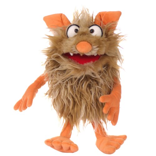 Living Puppets 14-Inch Friendly Monster Hand Puppet - Fine European Design, Ultra-Soft and Cuddly, Promotes Child Development, Safety Certified, Teacher-Recommended for Boys and Girls