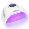 Gellen UV Nail Lamp, 268W UV Light for Nails Professional Fast Curing Nail Dryer, LED Nail Lamp with 4 Timers, 66 LED Beads, UV Nail Light Nail Lamp Gift for Women Girls