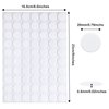 JANYUN 280 Pcs Double Sided Sticky Dot Stickers Removable Round Putty Clear Sticky Tack No Trace Sticky Putty Waterproof Small Stickers for Festival Decoration (20mm, 280)