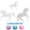 Breyer Horses Stablemates Unicorn Family Paint Set | 3 Unicorn Set | 1:32 Scale | Horse Toy | Model 4262, Yellow