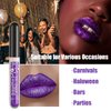 GHFCZOO Devil's Dream Matte Lip Gloss Set, 3 Pieces, Purple, Blue, Black