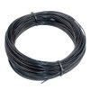 DGOL Soft Black Vinyl Coated 100 ft 304 Stainless Steel Cable Wire Rope 1/16 inch Core Diameter 3/64 inch with 20pcs Sleeves Stops