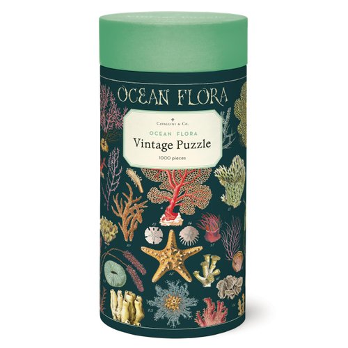 Cavallini 1000 Piece Puzzle, Ocean Flora (PZL/OCNFLR)