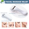 Ice Roller for Face & Eye, Facial Roller and Eye Massager Roller, Ice Roller for Body, Face, Tighten Pores, Migraine Relief, Pain Relief, Eye Puffiness Relief for Women (Face and Eye Roller 2in1)