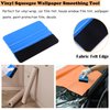 EHDIS Vinyl Wrap Tool Window Tint Kit 7 Pieces Vehicle Tinting Tools Car Glass Protective Film Wrapping Installation Set Included Squeegees , Felt Squeegee , Cutting Knife with Blades