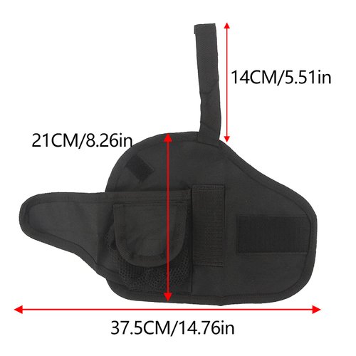 EKIND Simple Tactical Belt Waist-Bag Compatible for Nerf Mega Elite Series Blaster