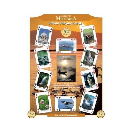 SEA and SKY Discover Minnesota Playing Cards