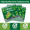 96 Pcs Garbage Truck Birthday Party Plates and Napkins Party Supplies Trash Trucks Party Tableware Set Waste Management Recycling Party Decorations Favors for Birthday Baby Shower for 24 Guests