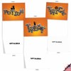 The Best Card Company - 10 Halloween Note Cards Assorted (4 x 5.12 Inch) - Fun and Spooky Kids Cards, Boxed Set - Spooky Words AM6123HWG-B1x10