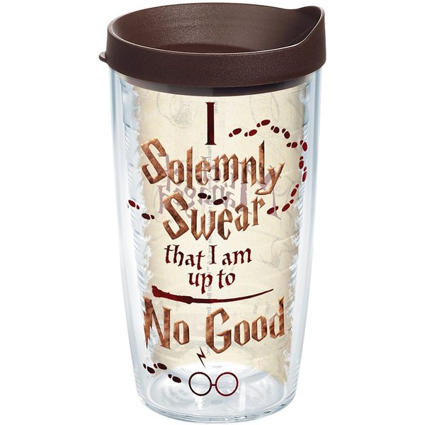 Tervis Made in USA Double Walled Harry Potter I Solemnly Swear Insulated Tumbler Cup Keeps Drinks Cold & Hot, 16oz, Classic