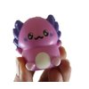 6 Mini 2" Axolotl Slow Rise Squishy Toys - Memory Foam Party Favors, Fidgets, Prizes, OT (Random Colors) (6 Axolotls (Random Colors))