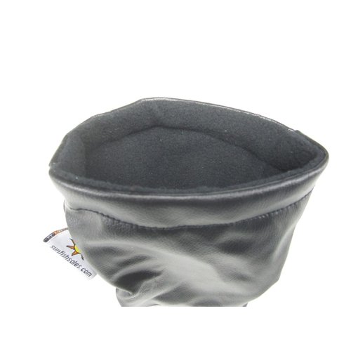 Sunfish Leather Golf Headcover Set 1-3-5 Driver 3 Wood 5 Wood Fairway Black and White