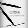 Lash Affair Black Liquid Eyeliner Fine Felt Tip Liner Pen, Eyelashes and Lash Extensions Safe, Cat Eye Makeup, Smudge Proof, Long Lasting, Cruelty-Free, Side Chick