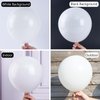 PartyWoo White Balloons, 85 pcs Matte White Balloons Different Sizes Pack of 18 Inch 12 Inch 10 Inch 5 Inch White Balloons for Balloon Garland or Balloon Arch as Birthday Party Decorations, White-Y13