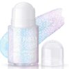 HOSAILY Roll-on Holographic Body Glitter Gel for Body Face Hair, Chameleon Color Changing Glitter Gel Under Light, Chunky Mermaid Sequins Festival Party Body Shimmer Glitter Makeup (8# Sparkling Pink)