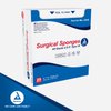 Dynarex Surgical Gauze Sponges - Absorbent Cotton Fabric with Folded Edges - Soft, Durable, Individually Wrapped Dressing - 4x4", 12-Ply, Sterile 2's - Box of 25 Pouches, 2 Sponges Per Pouch