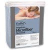 ForPro Professional Collection Premium Microfiber 3-Piece Massage Sheet Set, Wisteria, Ultra-Light, Stain, and Wrinkle-Resistant Includes Massage Flat and Fitted Sheet and Massage Face Rest Cover