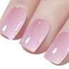 Vishine Gelpolish Professional Manicure Salon UV LED Soak Off Gel Nail Polish Varnish Color Glitter Pink(1326)