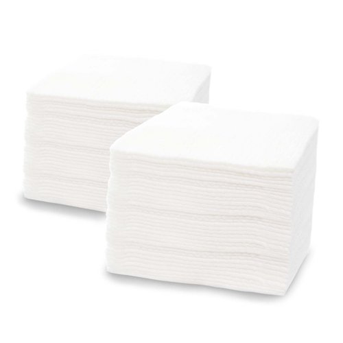 Refill Packs - Disposable Face Towels, 80 Count（2 Pack）, Super Soft Dry Wipes for Makeup Removal, Sensitive Skin, Travel Size, Gentle Facial Towelettes