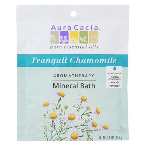Mineral Bath-Tranquil Chamomile Aura Cacia 2.5 oz Bath Salt