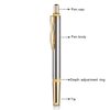 Painless Lancing Device Blood Lancet Pen Sterile Gold Plated of Third Generation with +50pcs 23G Needles
